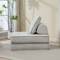 Sofá Cama Convertible Plegable y Compacto - Conjunto de Sofá Moderno y Ecológico para Uso en Villas, Almacenes, Escuelas y Parques