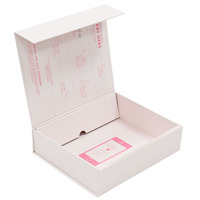 Boîte d'invitation de mariage de luxe recyclable haut de gamme avec spécifications de feuille UV Advantage Doublure en éponge Logo imprimé personnalisé Invités