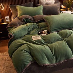 Ensembles de literie 4 pièces à poils longs super doux et durables <span class=keywords><strong>pour</strong></span> <span class=keywords><strong>deux</strong></span> <span class=keywords><strong>personnes</strong></span> - Product Image 5