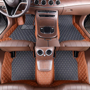 Alfombrillas de Coche de Cuero de Doble Color Resistentes a los Arañazos e Impermeables para AMG, Reiz, <span class=keywords><strong>Prado</strong></span>, para Uso Personalizado - Product Image 3