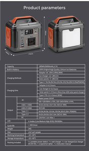 Estación de Energía Portátil Solar Flashfish Multifuncional con Enchufe Europeo de 300W 600W 1000W, la Mejor Calificada de Shenzhen para Campamentos al Aire Libre - Product Image 5