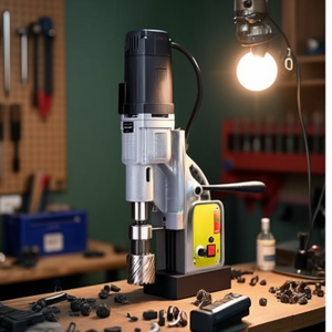 Ttake 60mm Magnetic Drill <b>Stand</b> With Adjustable Depth <b>Control</b> For Metal Drilling - Product Image 3