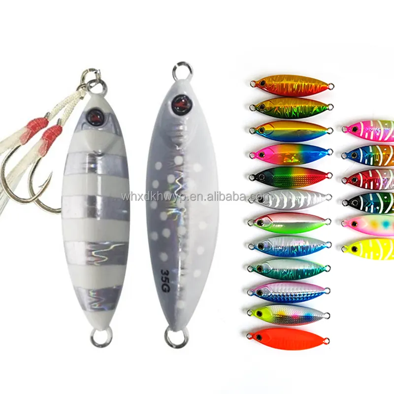 MISTER JIGGING lockt Simulation Angel vorrichtungen 20g 30g 45g Metall Slow Pitch Jigs Salzwasser/Seefisch köder