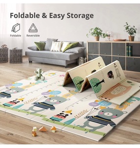 <span class=keywords><strong>Tapis</strong></span> <span class=keywords><strong>de</strong></span> jeu pliable pour bébé, dessin animé, 1 cm d'épaisseur, mousse XPE, jouet sportif, jouet doux, utilisation en camping - Product Image 4
