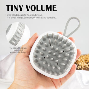 แปรงขัดผมและหนังศีรษะทำความสะอาดเส้น<span class=keywords><strong>ผม</strong></span>เครื่องมือนวดศีรษะทำจากซิลิโคนอเนกประสงค์แปรงหวี<span class=keywords><strong>ผม</strong></span>เครื่องนวดหนังศีรษะ - Product Image 5