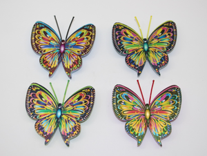 Imán Decorativo para Refrigerador Fengyi, Hecho a Mano, Ecológico, de Resina, con Diseño de Mariposa Pintada a Mano y Colorida - Product Image 3