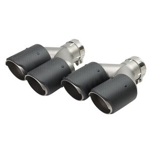 Puntas de <span class=keywords><strong>escape</strong></span> dobles populares para BMW, silenciador de <span class=keywords><strong>coche</strong></span> de fibra de carbono Universal, modificación de <span class=keywords><strong>tubo</strong></span> de <span class=keywords><strong>escape</strong></span> para tubos de <span class=keywords><strong>escape</strong></span> - Product Image 6