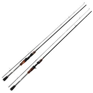 <span class=keywords><strong>Canne</strong></span> à pêche en carbone croisé pour eau douce et eau salée, 2 sections, 1,8 m, 1,98 m, 2,1 m, 2,4 m, 2,7 m, spinning et casting, pour la pêche au bar, à la perche et au morue - Product Image 6