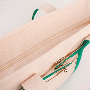 Bolso tote de lona personalizado con hebilla dorada, para proyectos de bordado, costura, punto de cruz y punto de aguja, con kit de autoacabado - Product Image 3