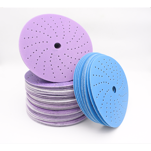 Papier abrasif rond auto-agrippant de 100 mm pour le ponçage et le polissage, support d'abrasifs personnalisés - Product Image 4