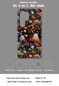 Custodia per telefono 3D con stampa a trasferimento termico in TPU+PC, impermeabile, antiurto, vestibilità perfetta al 100%, design <span class=keywords><strong>Ghost</strong></span>, lucida, antigraffio - Product Image 6