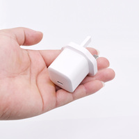 Chargeur mural universel portable mini petit chargeur UK 3 broches PD PPS GaN 35W Type C charge rapide adaptateur de chargeur de téléphone pour Android