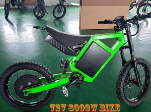 Bicicleta Eléctrica de Alta Potencia de 12000 W, Neumáticos Gruesos, Suspensión Completa, Bicicleta Eléctrica Todoterreno, Motor sin Escobillas de 72 V, 6 Velocidades, Aleación de Aluminio - Product Image 5