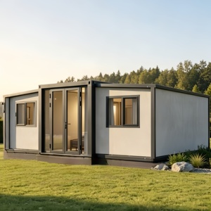 Casa Contenedor Expandible de 20 pies, Villa Contenedor Moderna, Impermeable, Portátil, Móvil, para Dormitorio, Oficina, Tienda, Baño - Product Image 1