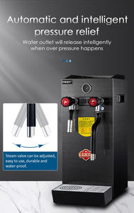 Appareil à mousse pour lait à la vapeur et eau chaude, 110V, alimentation et boissons chaudes, chauffe-eau, bon marché - Product Image 6