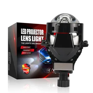 Hot Koop 3.0 Inch 60W Bi-Led Projector Lens 5800K 7500lm Voor Hella 5 Auto Led Koplamp Auto Retrofit Koito Projector Lens