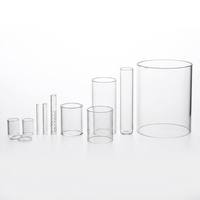 Tube en verre de quartz transparent, tube en silice fondue, tuyau transparent haute température, cylindrique, sur mesure pour manchon de four, soudage, découpe