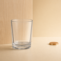 Porte-bougie en verre vide, idéal pour la décoration de table multi-scènes, personnalisable en petites séries, souvenir