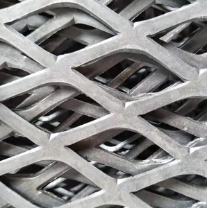 Flattened Aluminum Expanded Mesh – Square Pattern for Building Facades, <b>Ceilings</b> & Partitions - Product Image 5