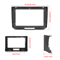 Cadre stéréo de voiture Android Podofo 9 ''2 Din 4 + 64G sans fil Carplay Android Auto pour Honda N-BOX 2011-2017 IPS DSP GPS RDS WIFI OEM