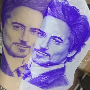 100 pezzo di carta fotocopiatrice usa e getta tatuaggio tatuaggio termico <span class=keywords><strong>Stencil</strong></span> carta adesiva carta termica - Product Image 6