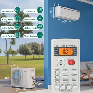 YITAHOME 24000 BTU <b>Mini</b> <b>Split</b> Air Conditioner Pump System 220V up to 1500 Sq. Ft Air Conditioner <b>Ac</b> Air Conditioner <b>Split</b> Air Co - Product Image 1
