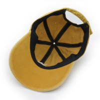 Chapeau de sport vintage avec broderie en détresse Casquettes en coton lavé de couleur unie à la mode Sporty Gorras