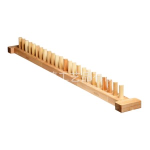 Machine à tricoter en bois pour couvertures, tricotage plat avec aide pour le fil, facile à utiliser, méthode simple, en bois - Product Image 5