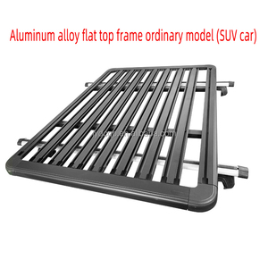 Portapacchi <span class=keywords><strong>Universale</strong></span> in Lega di Alluminio Nero di Alta Qualità 4x4, Barre Trasversali, Cestello Portabagagli per <span class=keywords><strong>Auto</strong></span>, Soluzione di Stoccaggio 100kg+ per SUV - Product Image 1