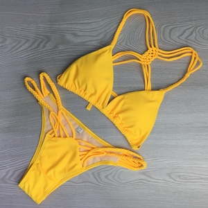 Traje de Baño de Una Pieza de Lujo con Estampado Sólido/de Puntos, Tela Especial de Alta Calidad, Bikini Personalizado, Servicio OEM - Product Image 5