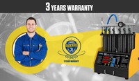 Máquina de Prueba de Inyección de Motor de Coche GDI AUTOOL CT400 220V para 2026, Mejor Limpiador Ultrasónico de Inyectores de Combustible de 6 Cilindros