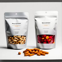 Sacs en aluminium refermables personnalisés avec impression, sacs Doypack à fermeture éclair, sachets alimentaires à fond plat, sacs en plastique avec fermeture à glissière et logo