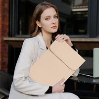 Étui pour ordinateur portable en gros, housse pour ordinateur portable de 13 pouces compatible avec MacBook Air M4 M3 M2 M1 Pro, étui en similicuir avec petit sac
