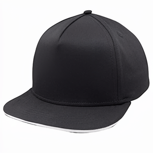 Cappellino da Baseball per Ragazzi Impermeabile 100% Cotone, 6 Pannelli, Visiera Piatta, Design Elegante con Motivi, Quattro Stagioni - Product Image 1