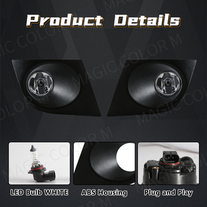 Accessori per Illuminazione <span class=keywords><strong>Auto</strong></span>, Fari Fendinebbia/di Guida per Nissan Versa Tiida 2007 2008 2009 2010 2011 - Product Image 2