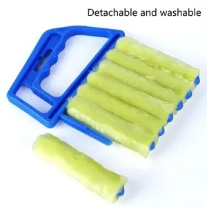 Cepillo para limpiar persianas, cepillo desmontable y lavable para eliminar el polvo de las persianas, cepillo para limpiar el polvo del hogar para ventanas - Product Image 6