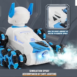 Robot Perro Inteligente Programable Eléctrico de 8 Ruedas para Niños, Juguete RC con Luz, Sonido y Spray - Product Image 4