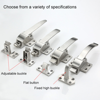 Loquet de compression réglable en acier inoxydable pour poignée de porte de four industriel, idéal pour congélateurs et équipements de cuisson à la vapeur - Vente en gros