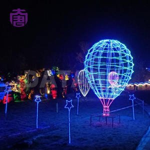 Luces LED 3D para exteriores con diseño de globo aerostático, impermeables IP65, personalizables, para Navidad y Halloween, 220v. - Product Image 3