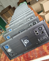 POWAVESOUND Haut-parleur actif MODULE D'AMPLIFICATEUR DE PUISSANCE Bi-AMP 200W + 600W AMPLIFICATEUR DE PLAQUE DE CONTRÔLE DSP pour système LINE ARRAY à 2 voies