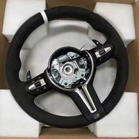 Volant avec garniture bleue pour BMW F30 F10 F15 F36 F01 F20 F22 F25 F31 F32 M3 M4 M5 M6 E70 E71 E90 E91 E92
