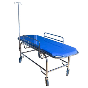 Camilla de ambulancia de acero inoxidable con ruedas Camilla <span class=keywords><strong>Hospital</strong></span> - Product Image 1