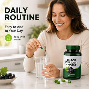 Wholesale Adult Supplements PMS <b>Menopause</b> Fatty Acid Blueberry Black Currant Juice Extract Capsules Immune Support Energy - Product Image 4