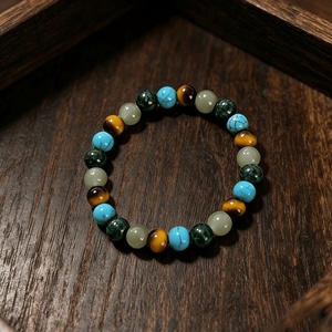 Bracelet Xiyin TK Géométrie Perles Multicolores Améthyste <span class=keywords><strong>Lapis</strong></span> <span class=keywords><strong>Lazuli</strong></span> Œil de Tigre Citrine, Vente Chaude Transfrontalière, Populaire en Europe - Product Image 1