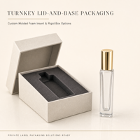 Flacon de parfum carré en verre transparent de haute qualité, sur mesure OEM, à fond épais, avec bouchon à vis, impression sérigraphique, diffuseur 20ml