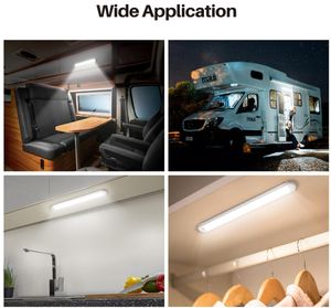 Barre lumineuse intérieure LED 12 V 120LED 1500LM 8W DC 12 Volt LED Strip Lights ON/OFF pour voitures RVs Vans Camions Camion Camper - Product Image 2