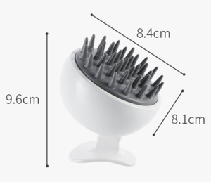 Silicone Soft Head Hair Washing <b>Brush</b> with Plastic Handle Portable Hair Washing Massage <b>Brush</b> <b>Scalp</b> Cleaning Anti-Itch <b>Brush</b> - Product Image 5