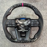 Volant en fibre de carbone forgé YLD pour Toyota Corolla Land Cruiser LC300 Mark X LC200 Hiace LC79 N80 N70