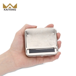 Accessori per fumatori a rullo in metallo all'ingrosso fai <span class=keywords><strong>da</strong></span> te Rolling Paper tabacco 70mm 78mm 110mm laminatoio per sigarette - Product Image 3