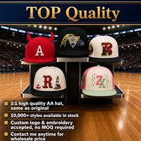 Casquettes Snapback de l'équipe de basketball AA avec logo brodé sur toute la surface, style Hip Hop et Streetwear, vente en gros 59fifty Designs